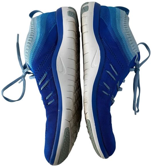 Nike Focus Fly Knit Womens 8.5 Royal Blue Running Shoes Athletic Sneakers - Picture 6 of 10
